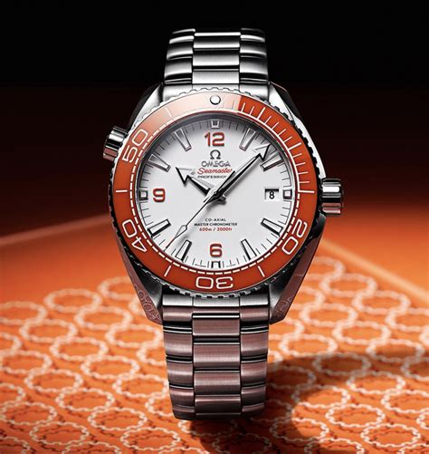 omega seamaster orange bezel replica|omega seamaster planet ocean chronometer.